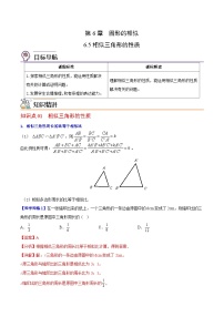 苏科版九年级下册第6章 图形的相似6.5 相似三角形的性质达标测试