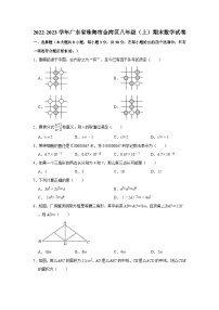 2022-2023学年广东省珠海市金湾区八年级（上）期末数学试卷