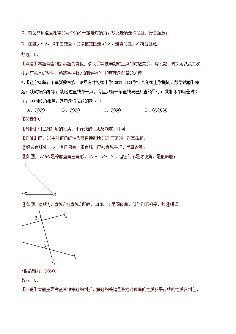 专题10 平行线的证明（七种考法）（解析版）第3页