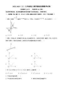 辽宁省阜新市细河区2022-2023学年九年级上学期期末数学试题