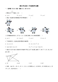 陕西省西安市交通大学附属中学2022~2023学年八年级下学期期末数学试题