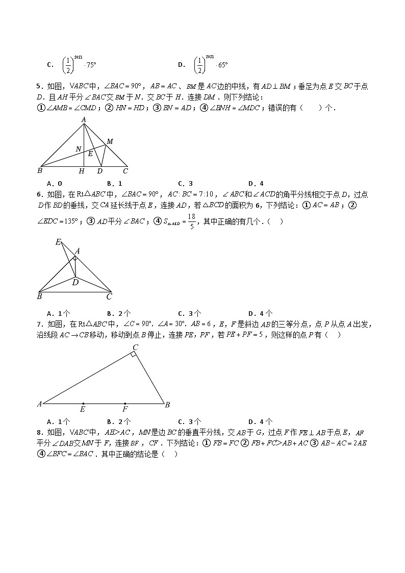 专题04 特殊三角形（难点）-2023-2024学年八年级数学上学期期中期末高分突破（浙教版）02