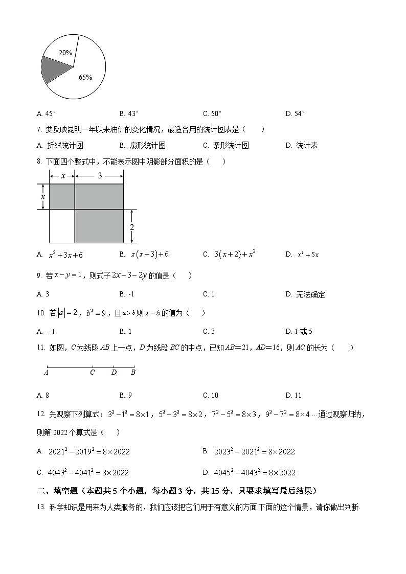 山东省聊城市冠县2022-2023学年七年级上学期期末数学试题第2页