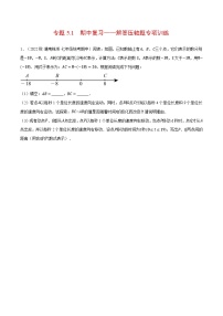 专题5.1 期中复习——解答压轴题专项训练（压轴题专项训练）-2023-2024学年七年级数学上册压轴题专项讲练系列（人教版）