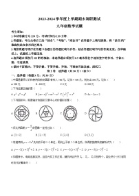 黑龙江省+哈尔滨平房区2023-2024学年九年级上学期期末数学试题