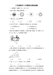 山东省济南市2023-—2024学年上学期八年级数学期末模拟试题