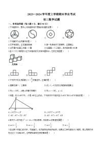 黑龙江省齐齐哈尔市建华区2023-2024学年九年级上学期期末数学试题