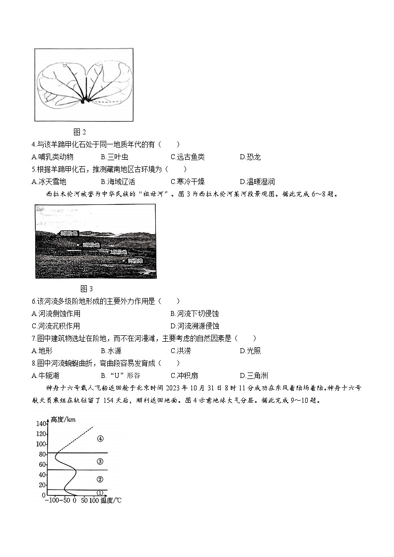 北京市第四中学2023--2024学年九年级上学期月考数学试题(无答案)第2页