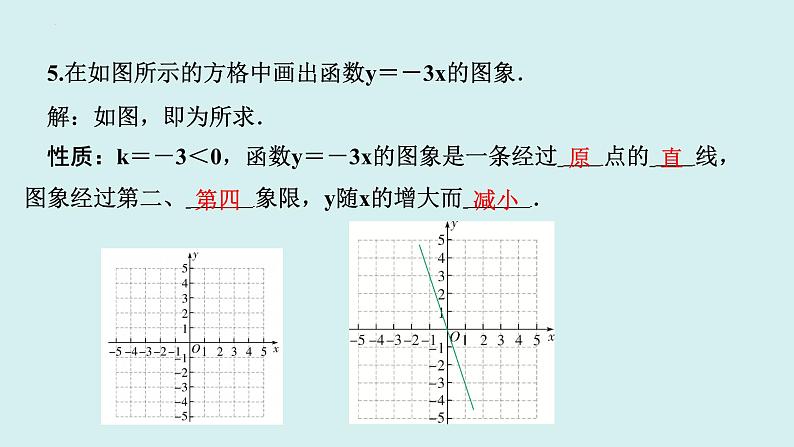 19.2.1.1正比例函数的图象与性质(1)-讲练课件+2023-2024学年+人教版+八年级数学下册第7页