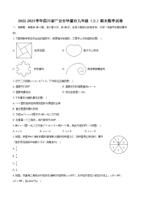 2022-2023学年四川省广安市华蓥市九年级（上）期末数学试卷（含解析）