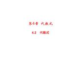 4.2 代数式 浙教版七年级数学上册教学课件