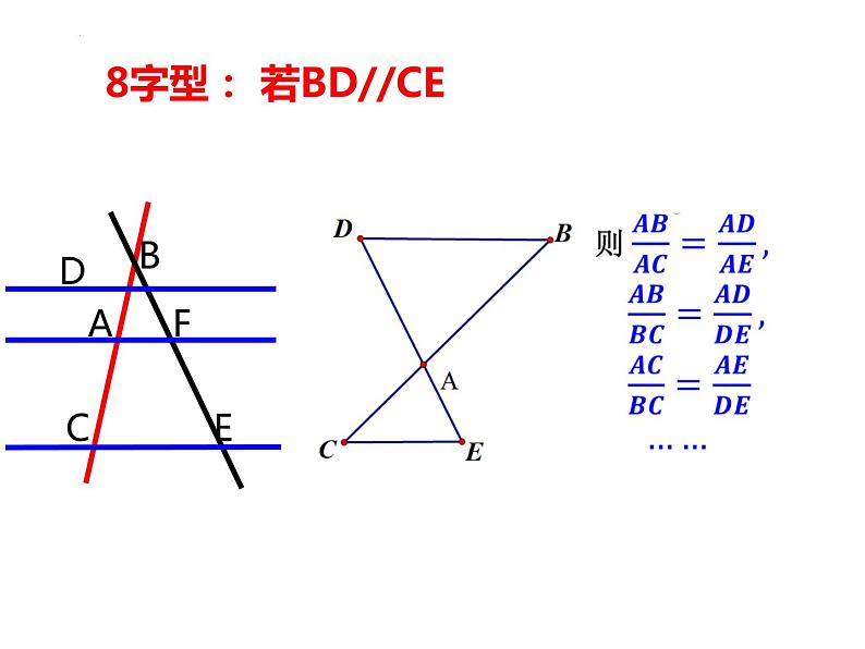 4.2 由平行线截得的比例线段 浙教版数学九年级上册课件第7页