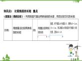 6.3 线段的长短比较 浙教版数学七年级上册课件