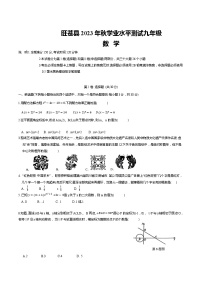 2024年四川省广元市旺苍县中考一模数学试题