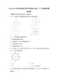 +河南省驻马店市平舆县2023-2024学年九年级上学期期末数学模拟试卷