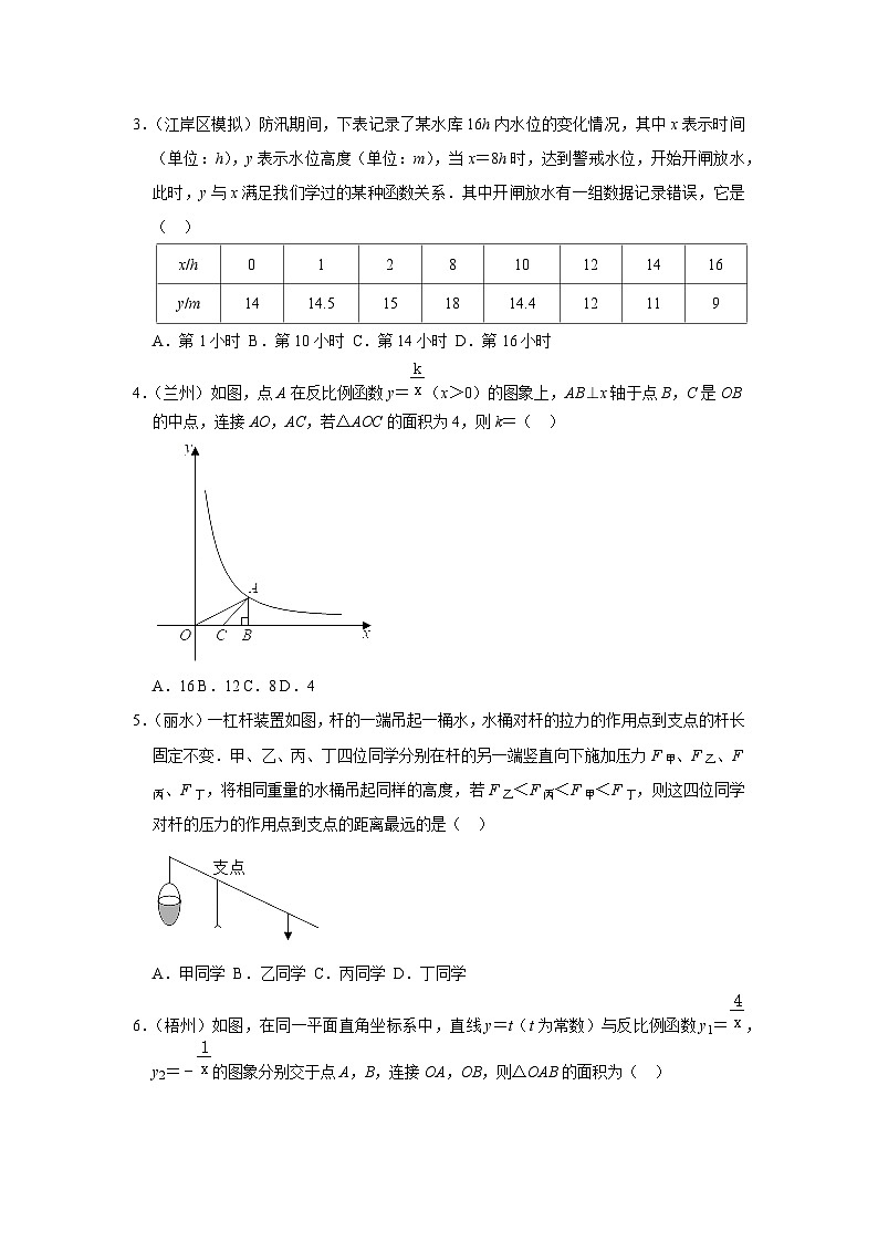 中考数学复习之小题狂练450题（选择题）：反比例函数（含答案）第2页
