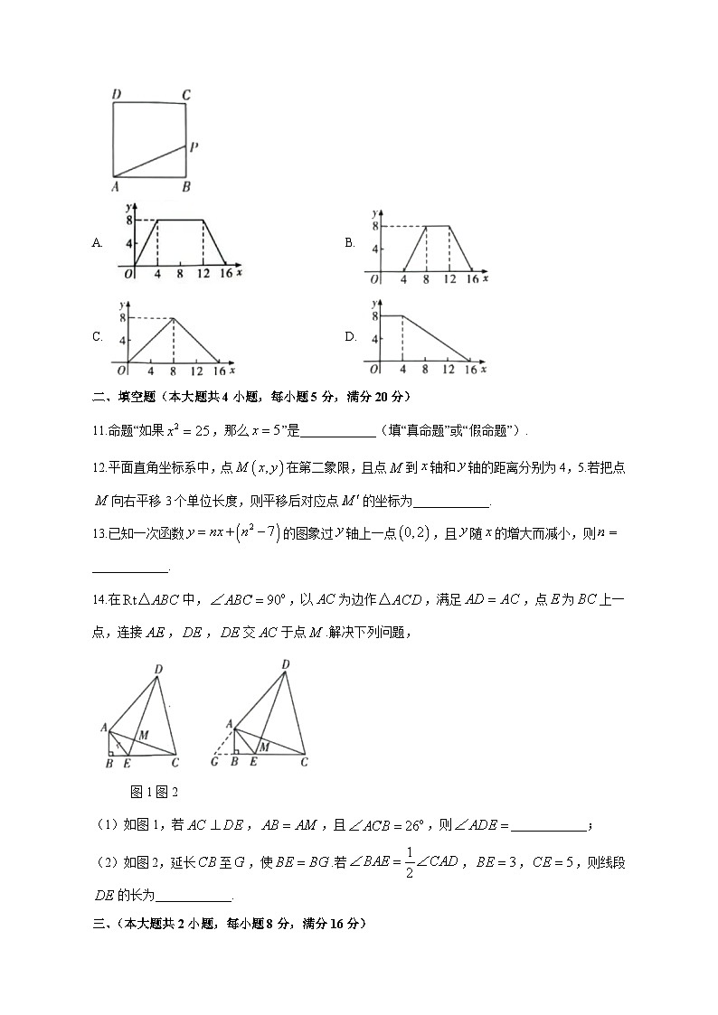 安徽省合肥市2023-2024学年八年级上学期月考数学模拟试题（含答案）03