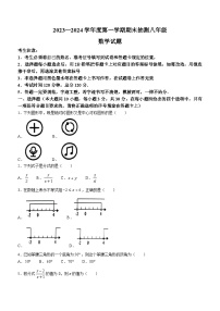 黑龙江省大庆市杜尔伯特蒙古族自治县2023-2024学年八年级上学期期末数学试题