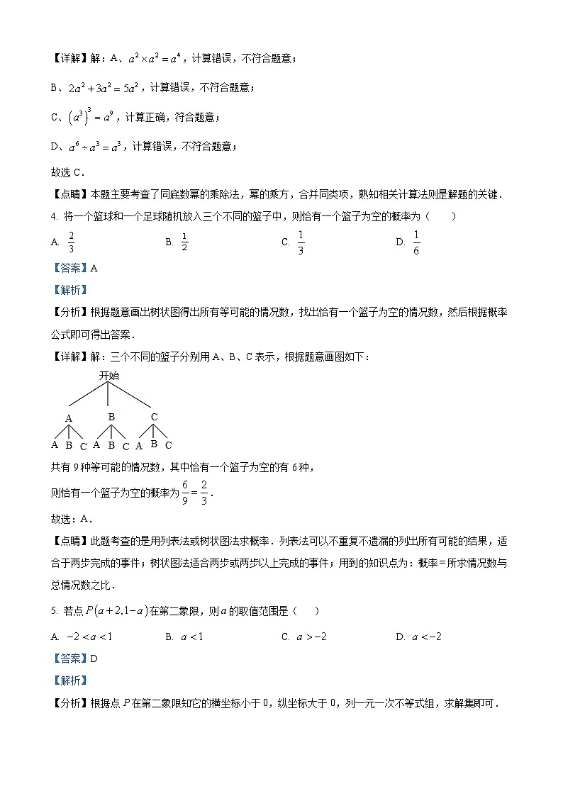 精品解析：2022年广东省深圳市初中学业水平考试仿真模拟题02