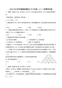 2023-2024学年湖南省衡阳九中七年级（上）入学数学试卷（含解析）