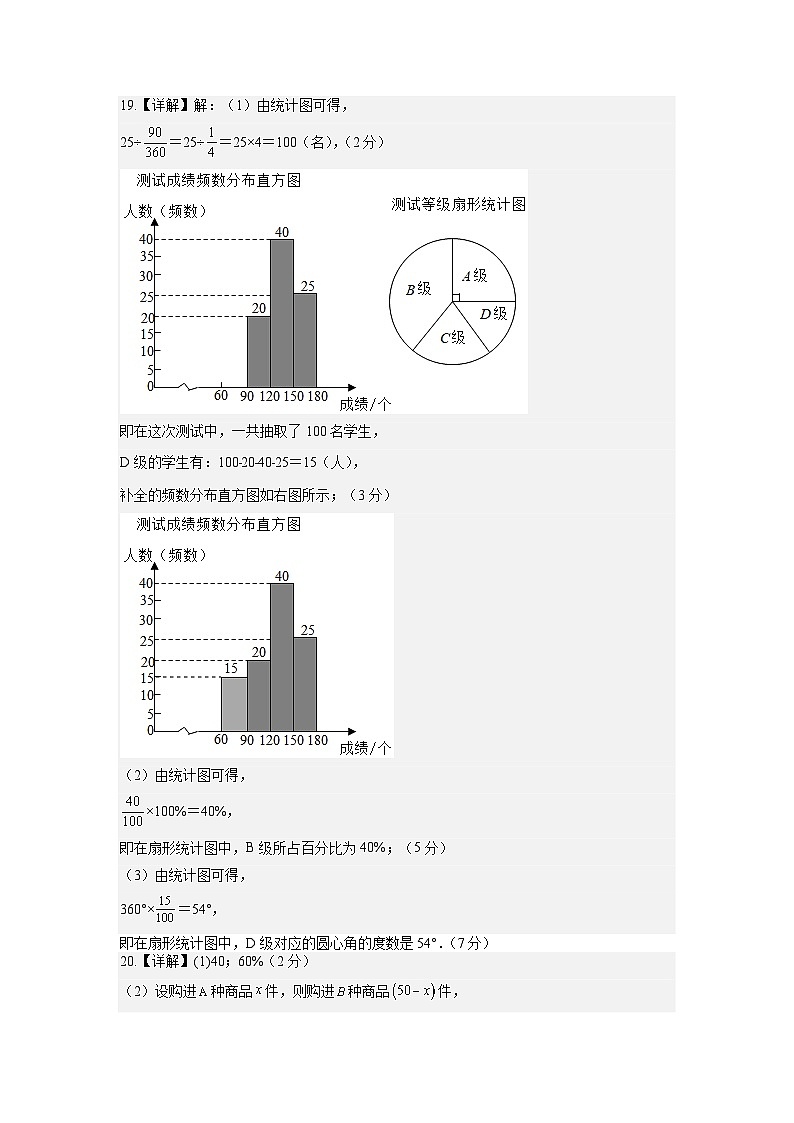 数学（参考答案）第2页
