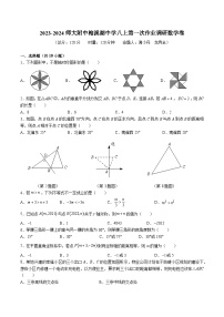 【全套精品专题】通用版湖南省长沙市2023-2024-1师梅八上第一次月考考试数学试卷（知识梳理+无答案）