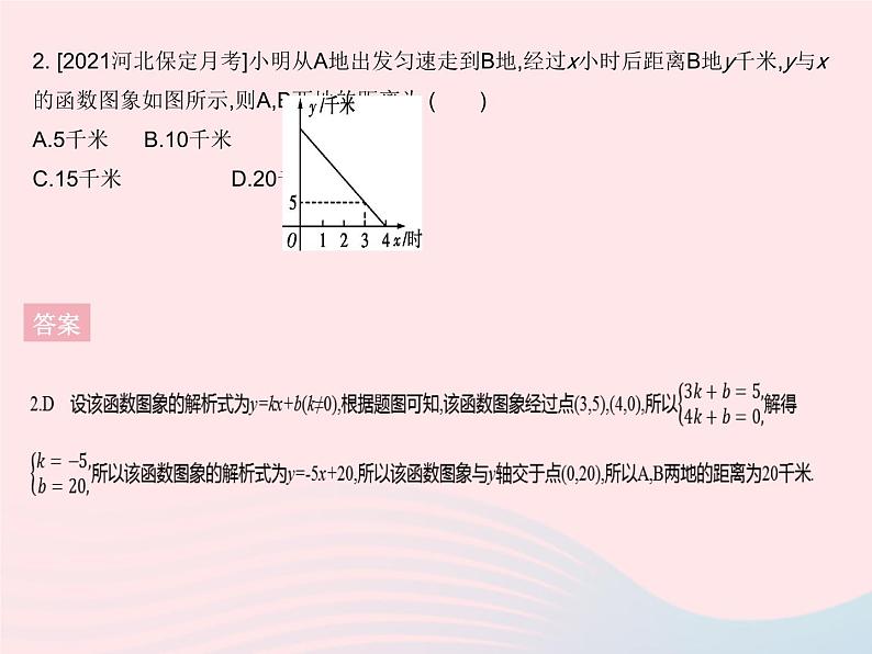 河北专用2023八年级数学下册第十九章一次函数19.2一次函数课时6一次函数的应用作业课件新版新人教版04