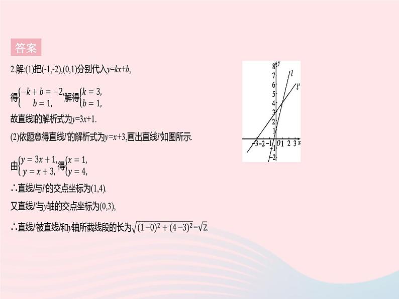 河北专用2023八年级数学下册第十九章一次函数热门考点集训作业课件新版新人教版05