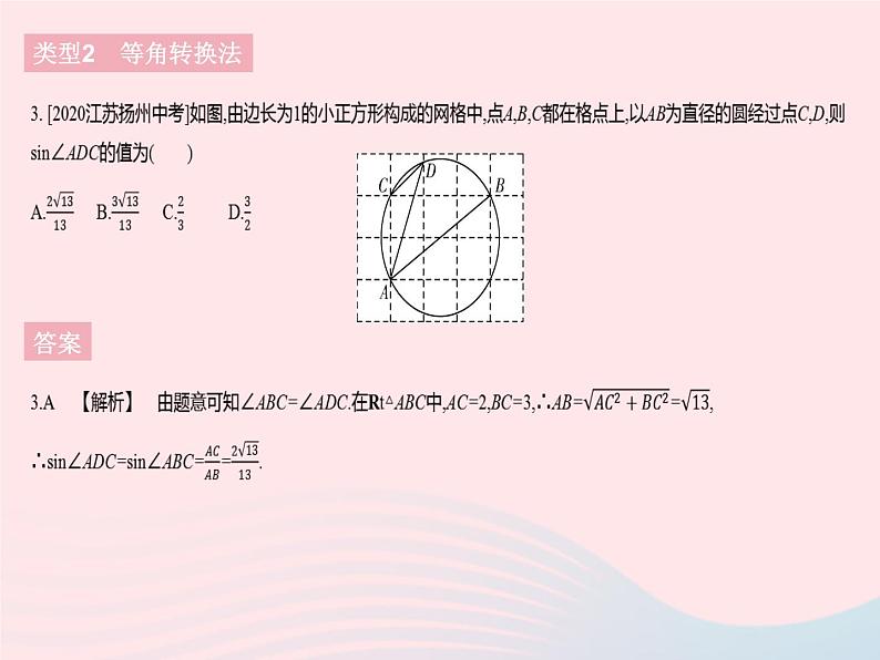 河北专用2023九年级数学下册第28章锐角三角函数专项1求锐角三角函数值的常用方法作业课件新版新人教版第5页