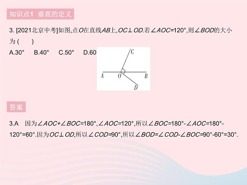 河北专用2023七年级数学下册第五章相交线与平行线5.1相交线课时2垂线作业课件新版新人教版第5页