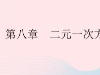 初中数学人教版七年级下册8.1 二元一次方程组作业ppt课件