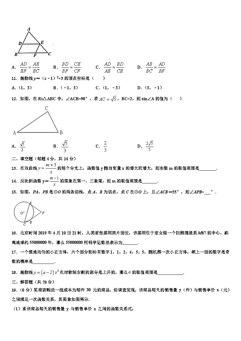 2023年河南省九年级数学第一学期期末统考试题第3页