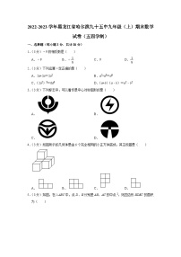 黑龙江省哈尔滨市松北区第九十五中学2022-2023学年九年级上学期期末数学试卷（五四学制）