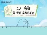 6.3 第1课时 实数的概念 7年级人教数学下册{课件+教案]