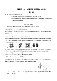 2024年四川省广元市旺苍县中考一模数学试题