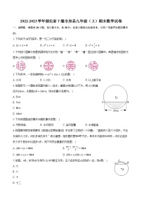 2022-2023学年湖北省十堰市房县九年级（上）期末数学试卷（含解析）