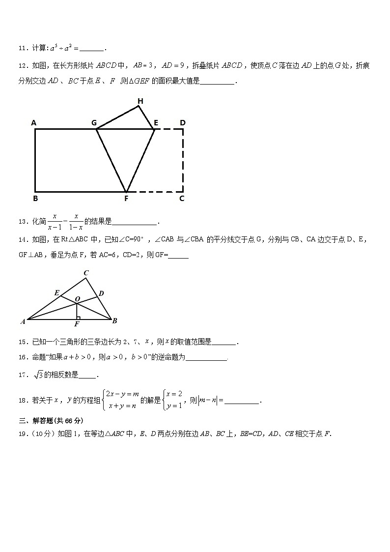 2023-2024学年北京朝阳区第十七中学数学八上期末监测模拟试题含答案第3页