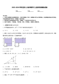 2023-2024学年北京人大附中数学八上期末检测模拟试题含答案