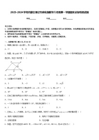 2023-2024学年内蒙古通辽市库伦旗数学八年级第一学期期末达标检测试题含答案