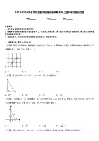 2023-2024学年哈尔滨香坊区四校联考数学八上期末考试模拟试题含答案