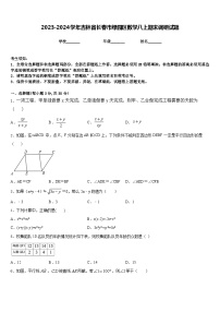 2023-2024学年吉林省长春市绿园区数学八上期末调研试题含答案