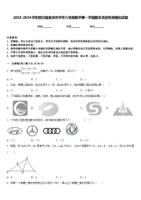 2023-2024学年四川省宜宾市中学八年级数学第一学期期末质量检测模拟试题含答案