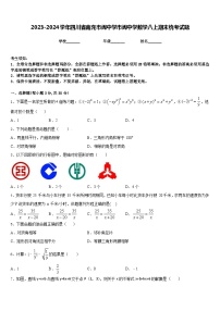 2023-2024学年四川省南充市阆中学市阆中学数学八上期末统考试题含答案