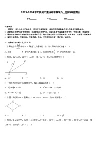 2023-2024学年娄底市重点中学数学八上期末调研试题含答案