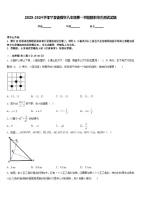 2023-2024学年宁夏省数学八年级第一学期期末综合测试试题含答案