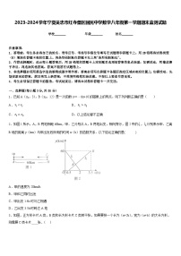 2023-2024学年宁夏吴忠市红寺堡区回民中学数学八年级第一学期期末监测试题含答案