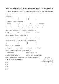 2023-2024学年重庆市九龙坡区育才中学九年级（上）期中数学试卷（含解析）