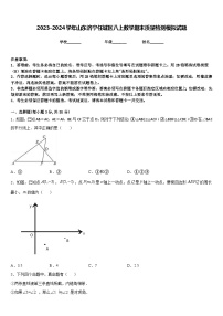 2023-2024学年山东济宁任城区八上数学期末质量检测模拟试题含答案