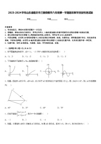 2023-2024学年山东省临沂市兰陵县数学八年级第一学期期末教学质量检测试题含答案