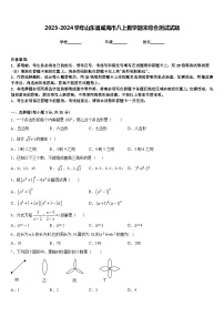 2023-2024学年山东省威海市八上数学期末综合测试试题含答案